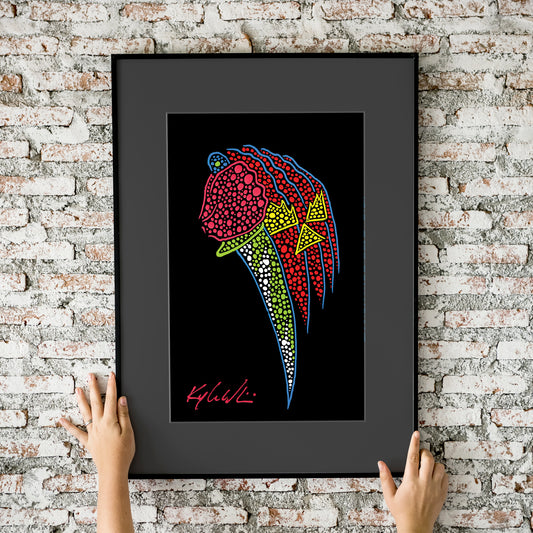 Halloween Acid Drip 11x17 Art Print