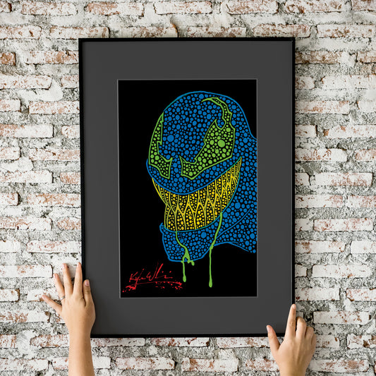 Venom Drooling Acid Drip 11x17 Art Print
