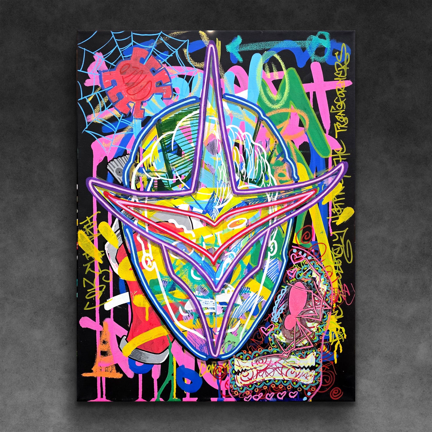 "Beavis & Butthead" Dork Graffiti Original Acrylic Painting