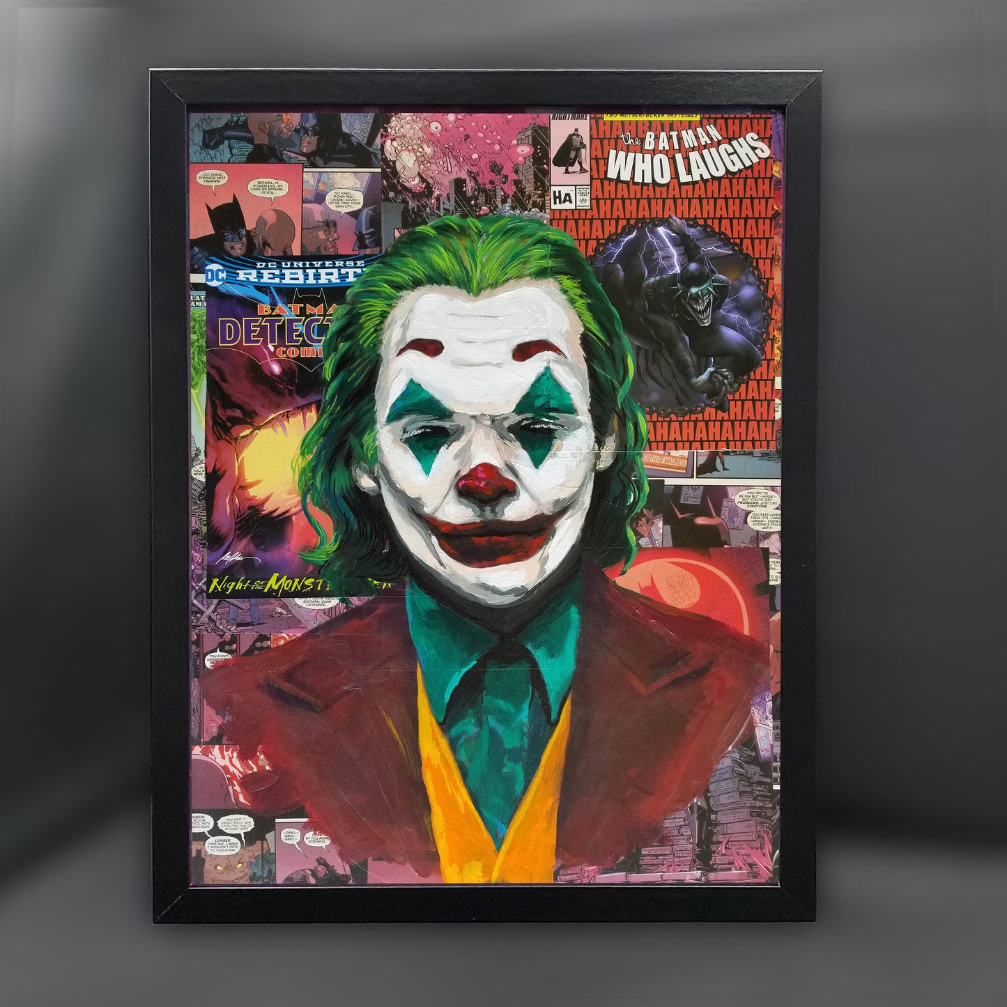 Joker (Jaoquin) Collage 12"x16" Framed Fine Art Print