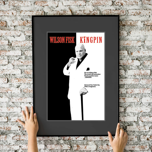 Wilson Fisk Kingpin Scarface Homage 11x17 Fine Art Print