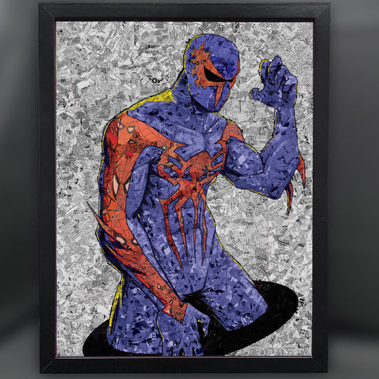 Spider-Man 2099 Mosaic 12"x16" Framed Fine Art Print
