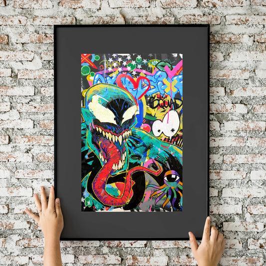 Venom Dork Graffiti 11x17 Art Print