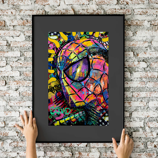 Spider-Man Dork Graffiti 11x17 Art Print