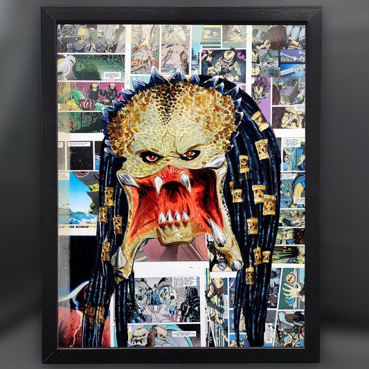 Predator Collage 12"x16" Framed Fine Art Print