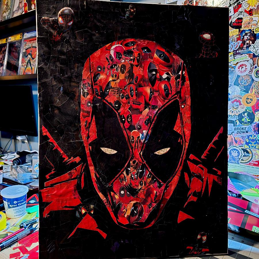 Deadpool Original Mosaic 18x24