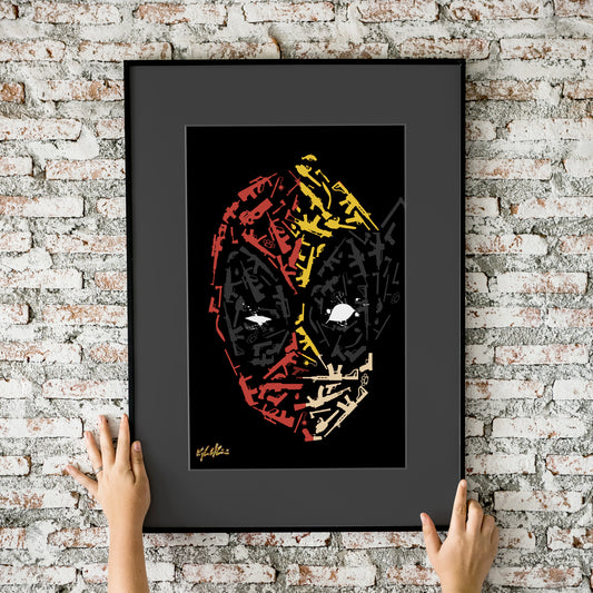 Deadpool Wolverine Tactical Weaponry 11x17 Art Print