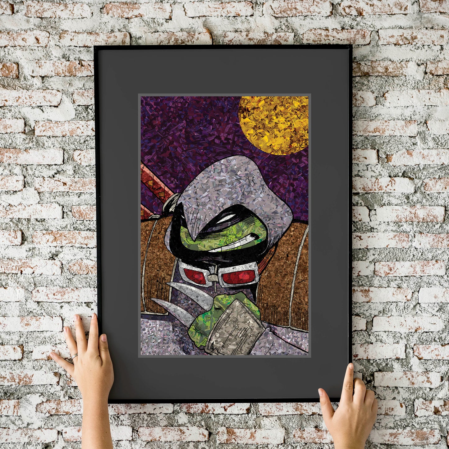 Teenage Mutant Ninja Turtles Mosaic Ronin 11x17 Fine Art Print