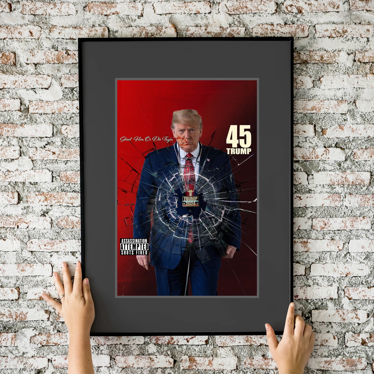 Trump Get Rich [Quick] or Die Trying 11x17 Fine Art Print
